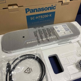 パナソニック(Panasonic)の【未使用品】Panasonicシアターバー SC-HTB200-K(スピーカー)
