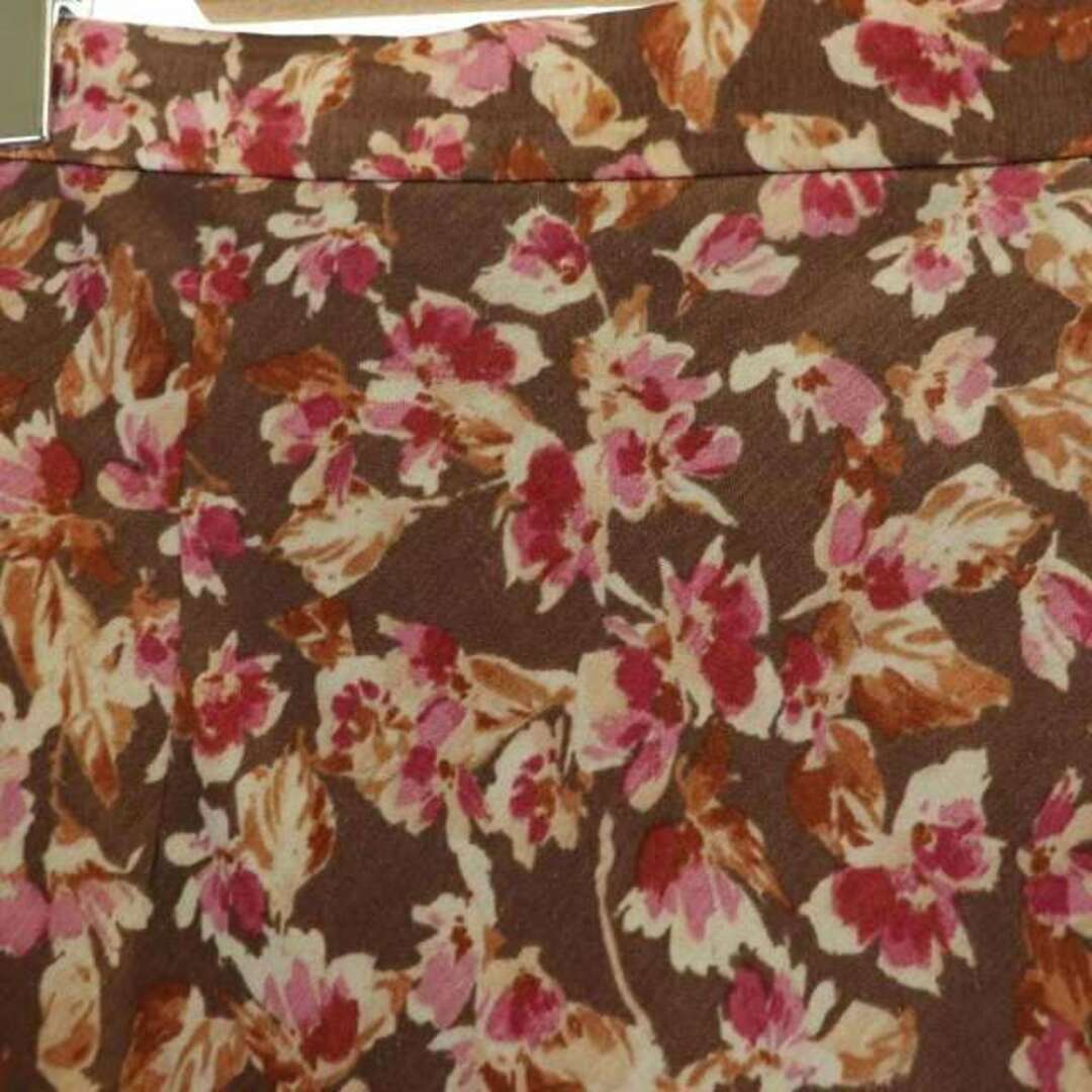 SNIDEL(スナイデル)のスナイデル バリエプリントナロースカート ロング 0 茶 マルチカラー レディースのスカート(ロングスカート)の商品写真