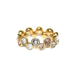 SWAROVSKI スワロフスキー リング【17号】パヴェ ゴールド