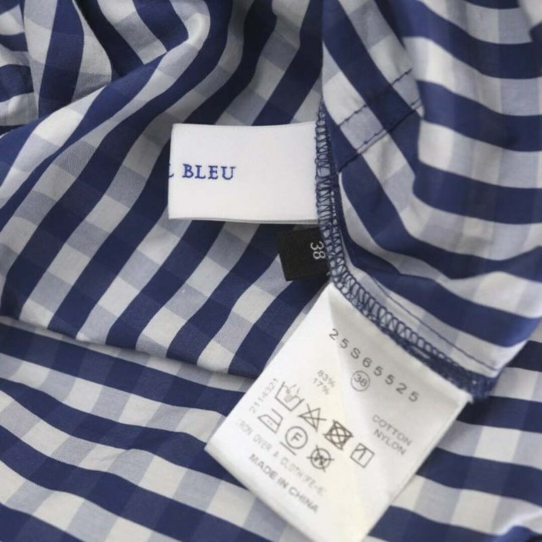 LE CIEL BLEU(ルシェルブルー)のルシェルブルー Gingham Check Round Form Dress レディースのワンピース(ロングワンピース/マキシワンピース)の商品写真