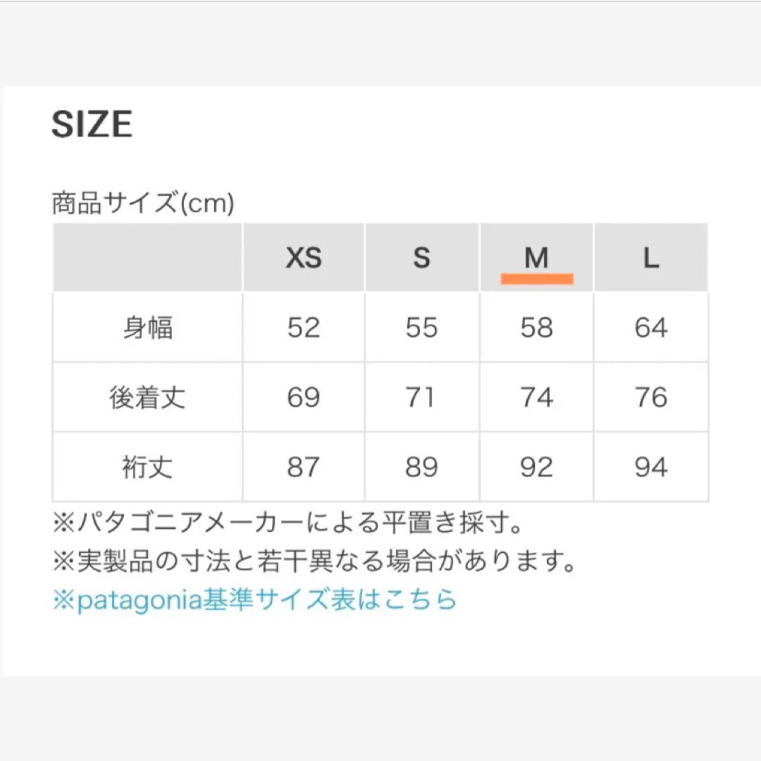 パタゴニア　メンズMサイズ