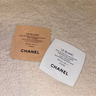 シャネル(CHANEL)のCHANEL ルブラン試供品(ファンデーション)