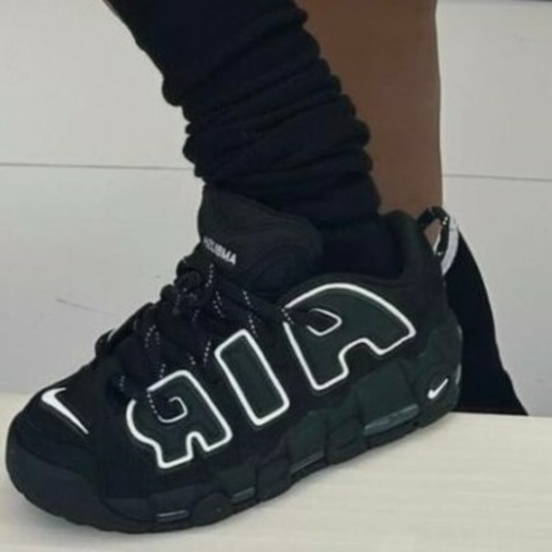 新品 23.5 AMBUSH Nike Air More Uptempo Low