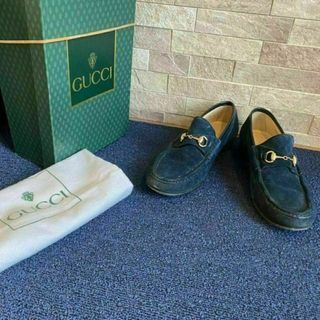 Gucci - 箱付き GUCCI グッチ スウェード シューズ 靴 ビジネスの通販