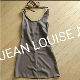 JEAN LOUIS ジャンルイ ワンピース スカート M 夏服 ブラウン(ミニワンピース)