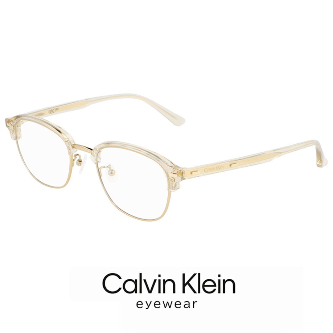 Calvin Klein(カルバンクライン)の【新品】 メンズ カルバンクライン メガネ ck23122lb-208 50mm calvin klein 眼鏡 男性用 めがね チタン メタル フレーム ブロー 型 タイプ メンズのファッション小物(サングラス/メガネ)の商品写真