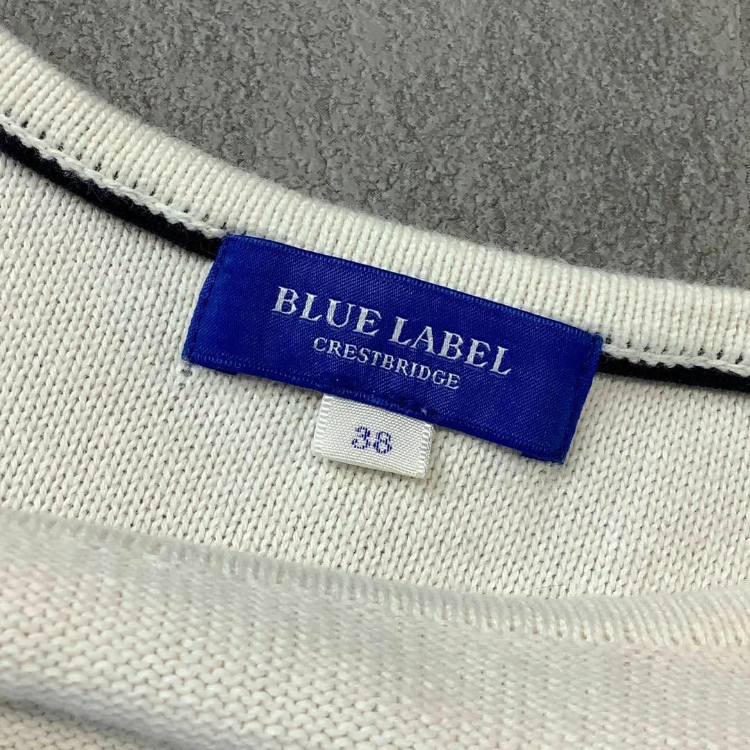 美品 BLUE LABEL CRESTBRIDGE ニットワンピース ボーダー 7