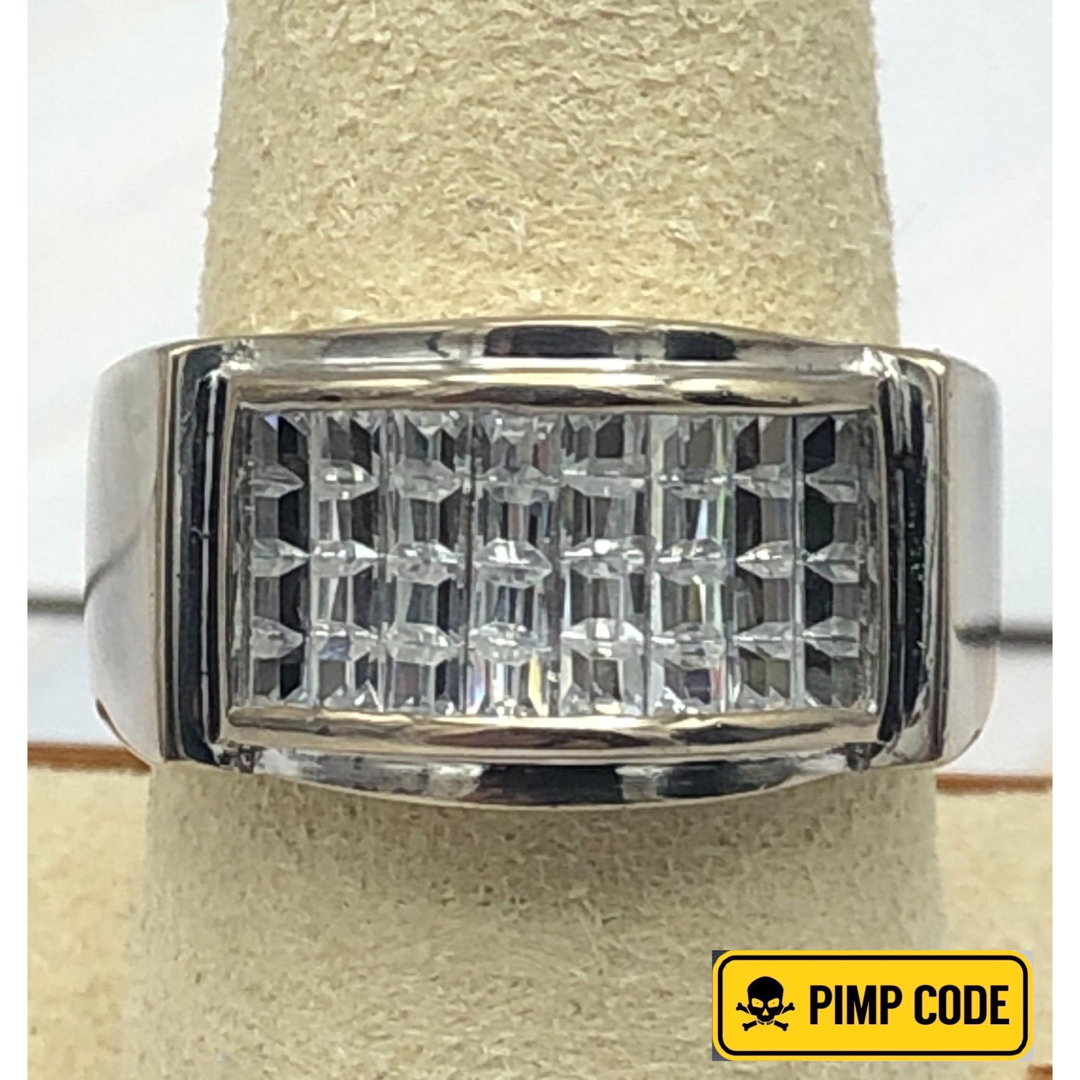 PIMP CODE ピンプコード CZ  SV925 リング　指輪 19号 メンズのアクセサリー(リング(指輪))の商品写真
