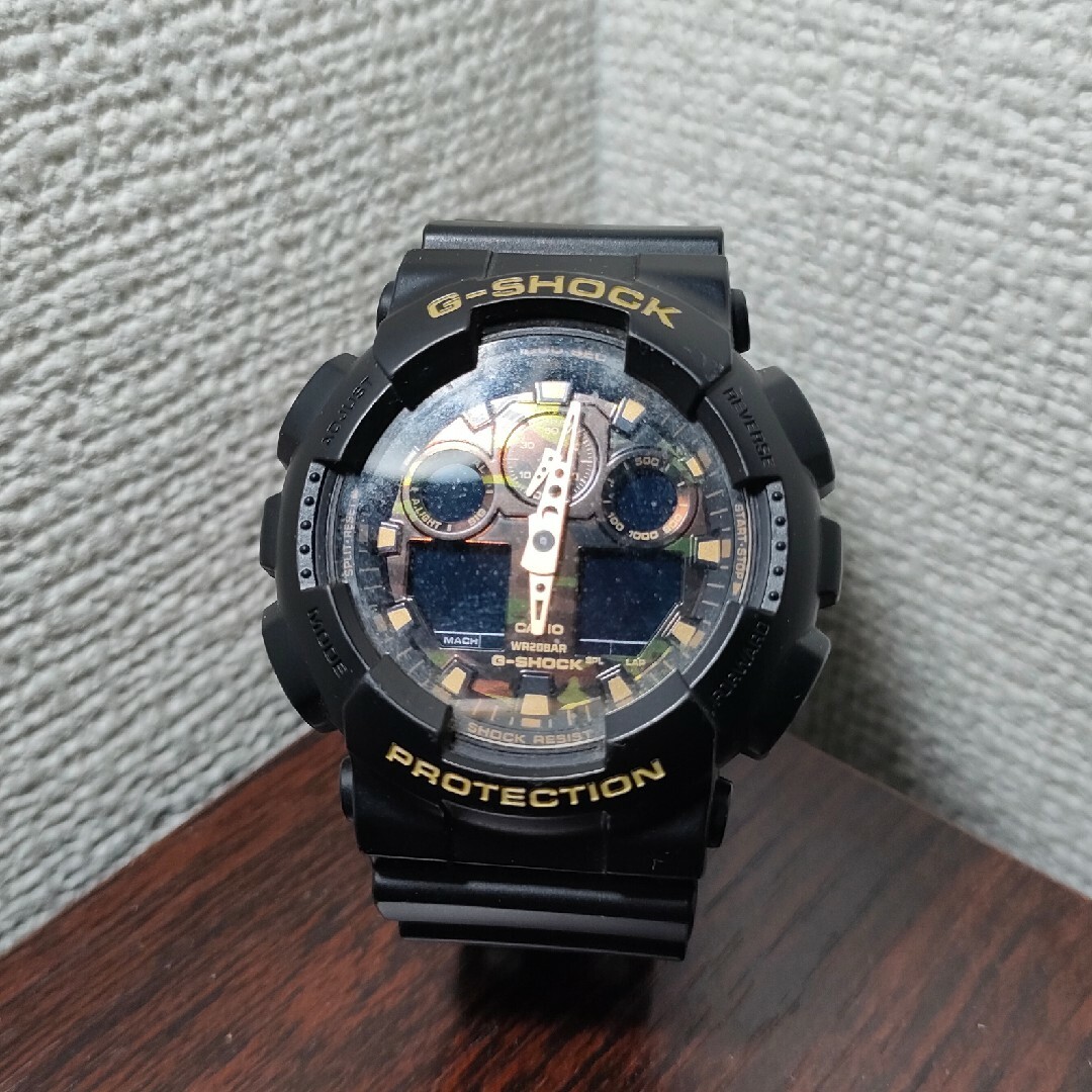 カシオ G-SHOCK GA-100CF-1A9JF 迷彩 - 腕時計(アナログ)