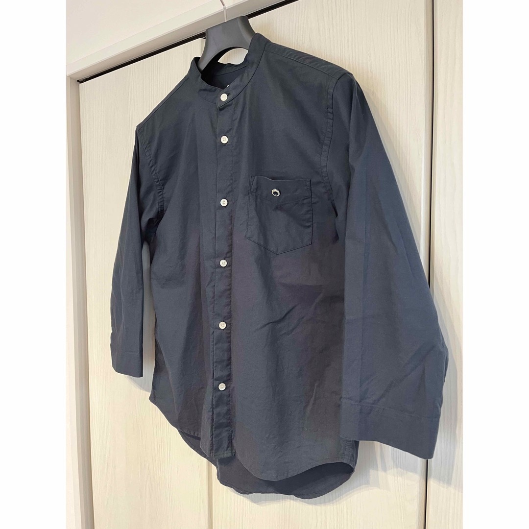 Barns OUTFITTERS - BARNS OUTFITTERS シェフシャツ 八部袖 ネイビー M ...