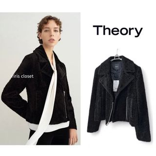 THEORY セオリー レザーアーム ブラックジャケット