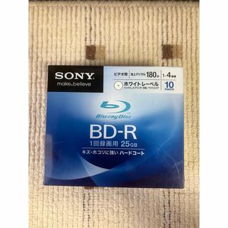 ソニー(SONY)のSONY ビデオ用BD-R 4倍速 25GB 10枚(その他)