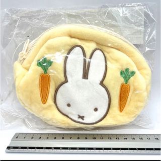 ミッフィー(miffy)のミッフィー　ボアポーチ　丸型　イエロー　 (キャラクターグッズ)