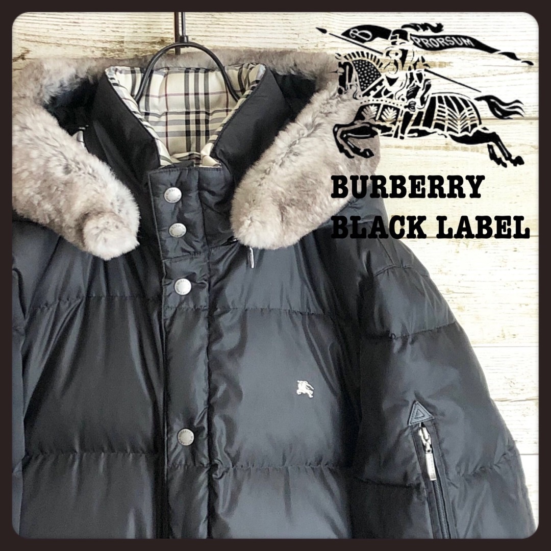 BURBERRY BLACK LABEL - バーバリーブラックレーベル 刺繍入り