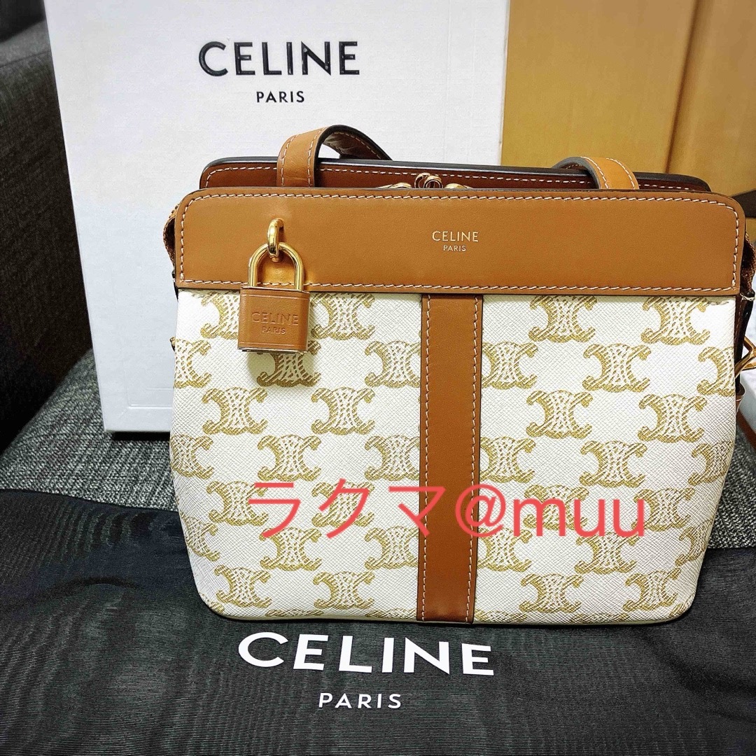 美品　CELINE セリーヌトリオンフキャンバス　ショルダーバッグ