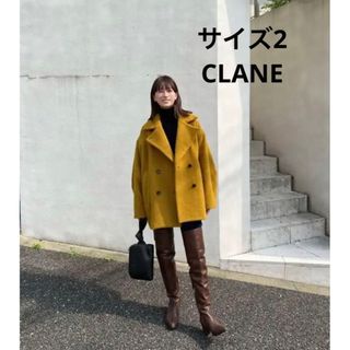 クラネ(CLANE)のCLANE OVER LINE DOUBLE COAT マスタード2(その他)