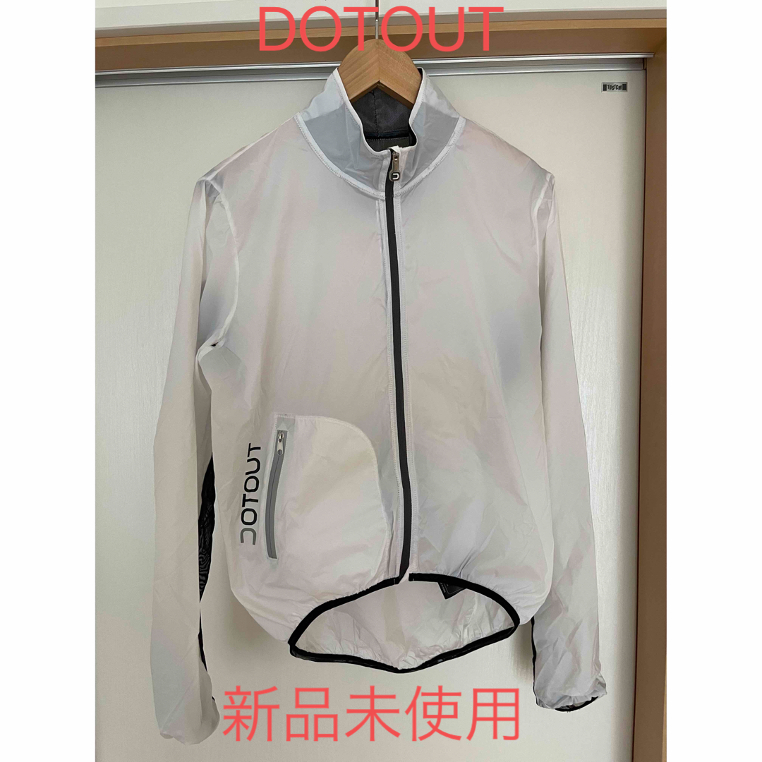 自転車【新品未使用】DOTOUT  Tempo Jacket  Mサイズ　ホワイト色