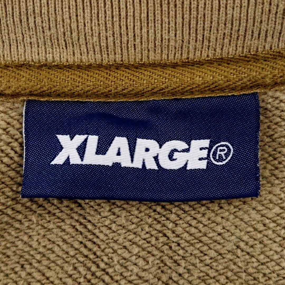 XLARGE   エクストララージ 刺繍 ロゴ カモフラ プルオーバー