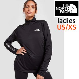 ザノースフェイス(THE NORTH FACE)の【海外限定】TNF レディース ジャージ  トップス 黒　US/XS(その他)