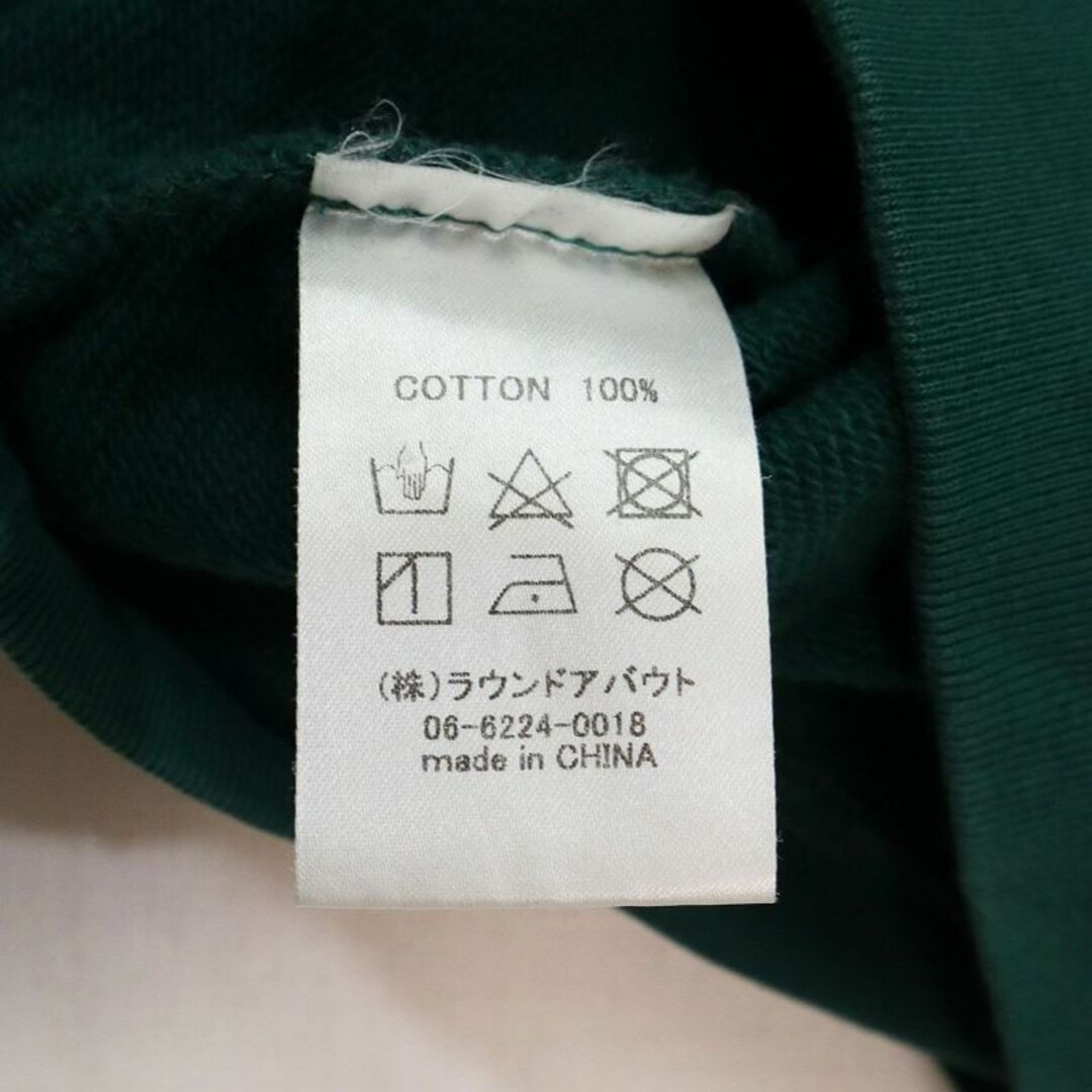 大きいサイズ レフトアローン パーカー バックプリント 刺繍 ゆるだぼ