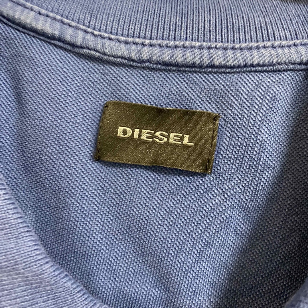 DIESEL(ディーゼル)の【ディーゼル】ポロシャツ　ブルー　XL メンズのトップス(ポロシャツ)の商品写真