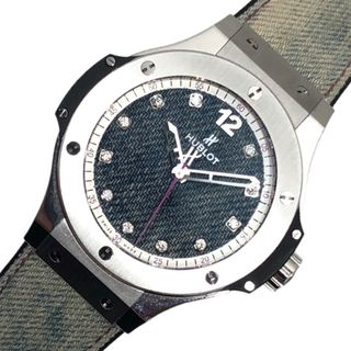 ウブロ(HUBLOT)の　ウブロ HUBLOT ビッグバン ジーンズ 世界100本 343.SX.2719.NR.WTY16 ブルー文字盤 TI/SS 自動巻き メンズ 腕時計(その他)