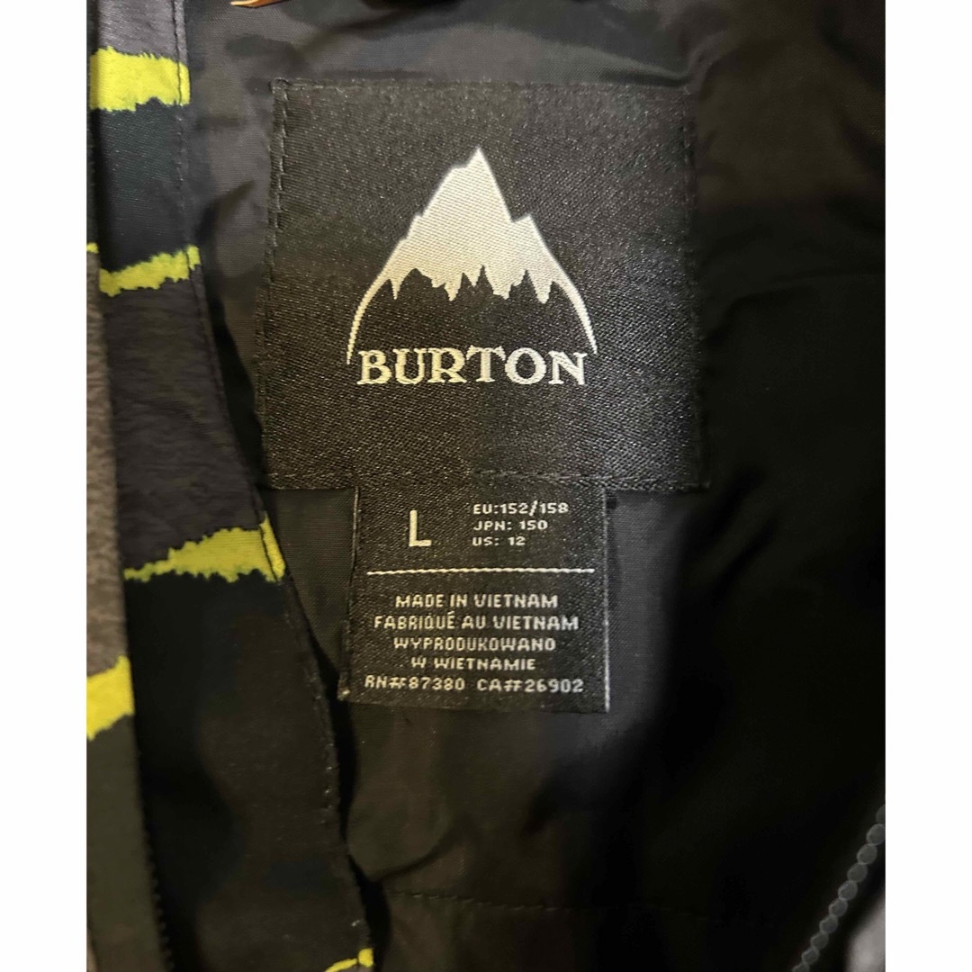 BURTON(バートン)のBURTON スノーボード　ジャケット　キッズ150 スポーツ/アウトドアのスノーボード(ウエア/装備)の商品写真