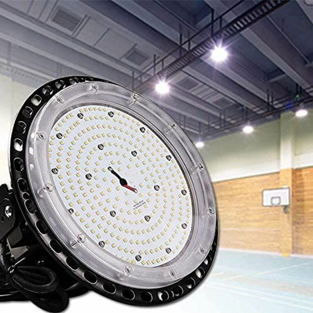 【色: 昼白色5000k】led投光器UFO型 LED高天井照明100W LED