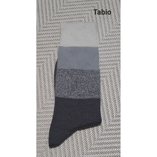 Tabio - 【Tabio】太切り替えボーダークルーソックス