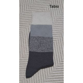 タビオ(Tabio)の【Tabio】太切り替えボーダークルーソックス(ソックス)