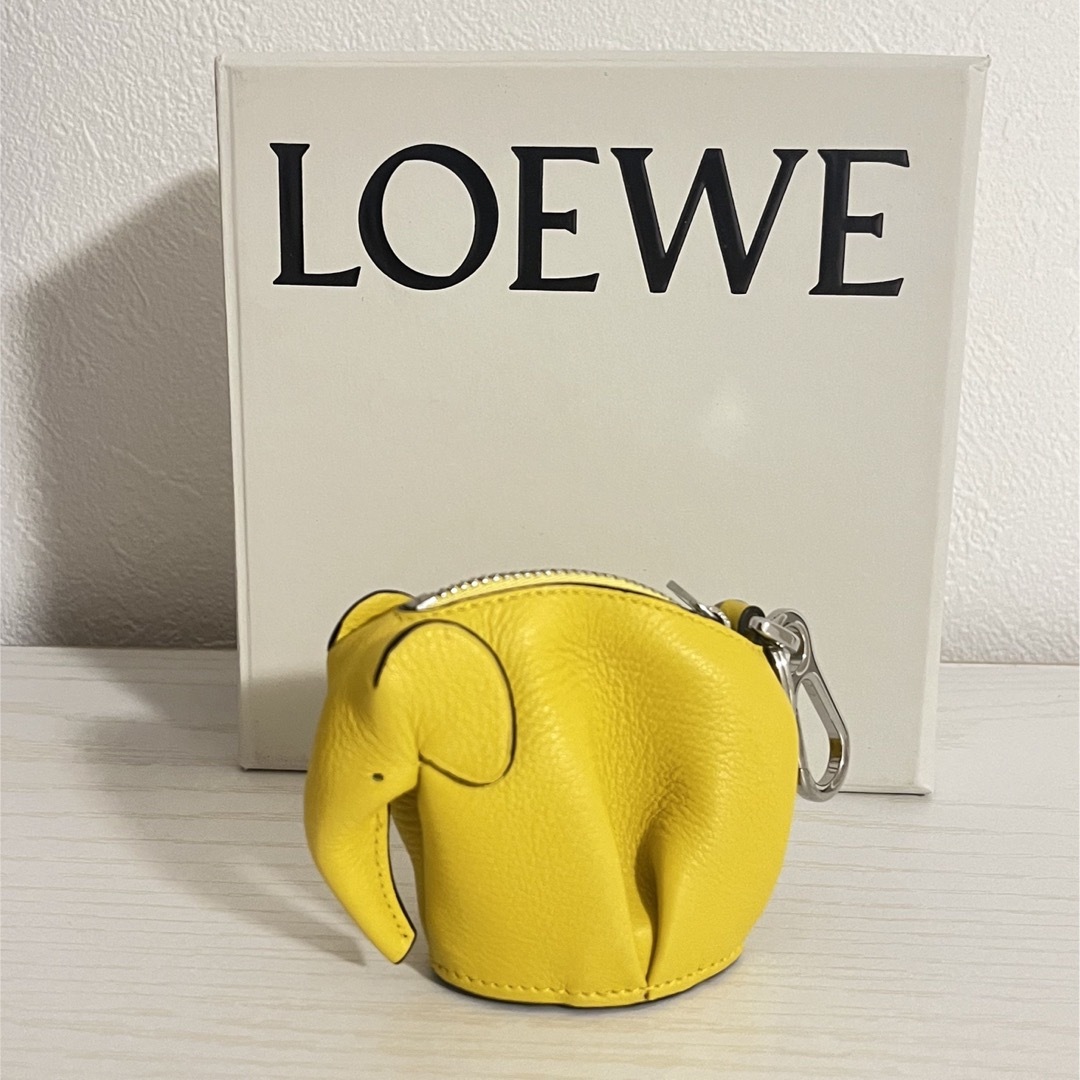 LOEWE elephant coin case charm 1