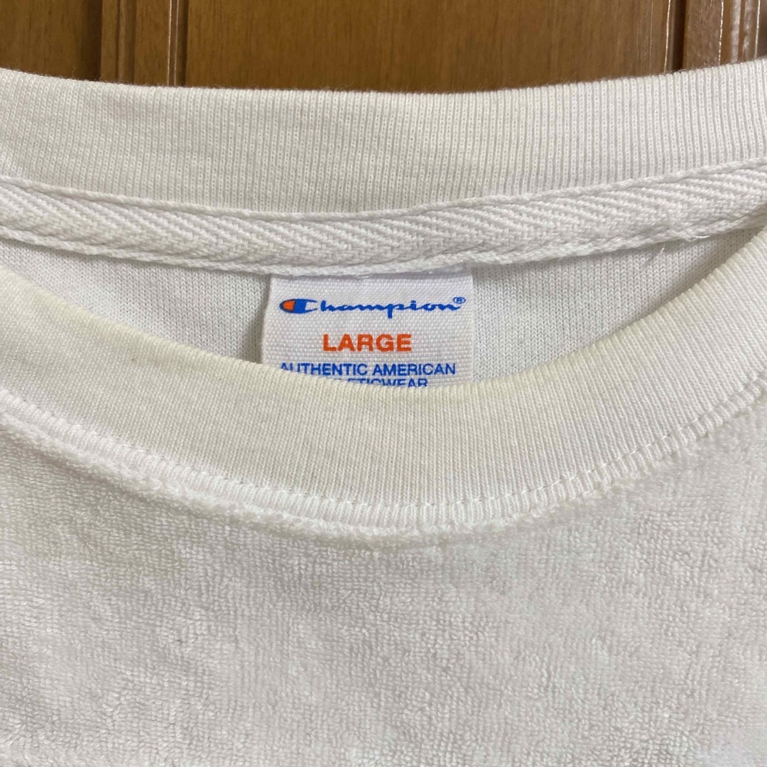 Champion(チャンピオン)の【チャンピオン】半袖　タオル生地 メンズのトップス(Tシャツ/カットソー(半袖/袖なし))の商品写真