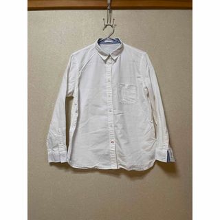 ジーユー(GU)のGU レディース　シャツ　ホワイト　XLサイズ(シャツ/ブラウス(長袖/七分))