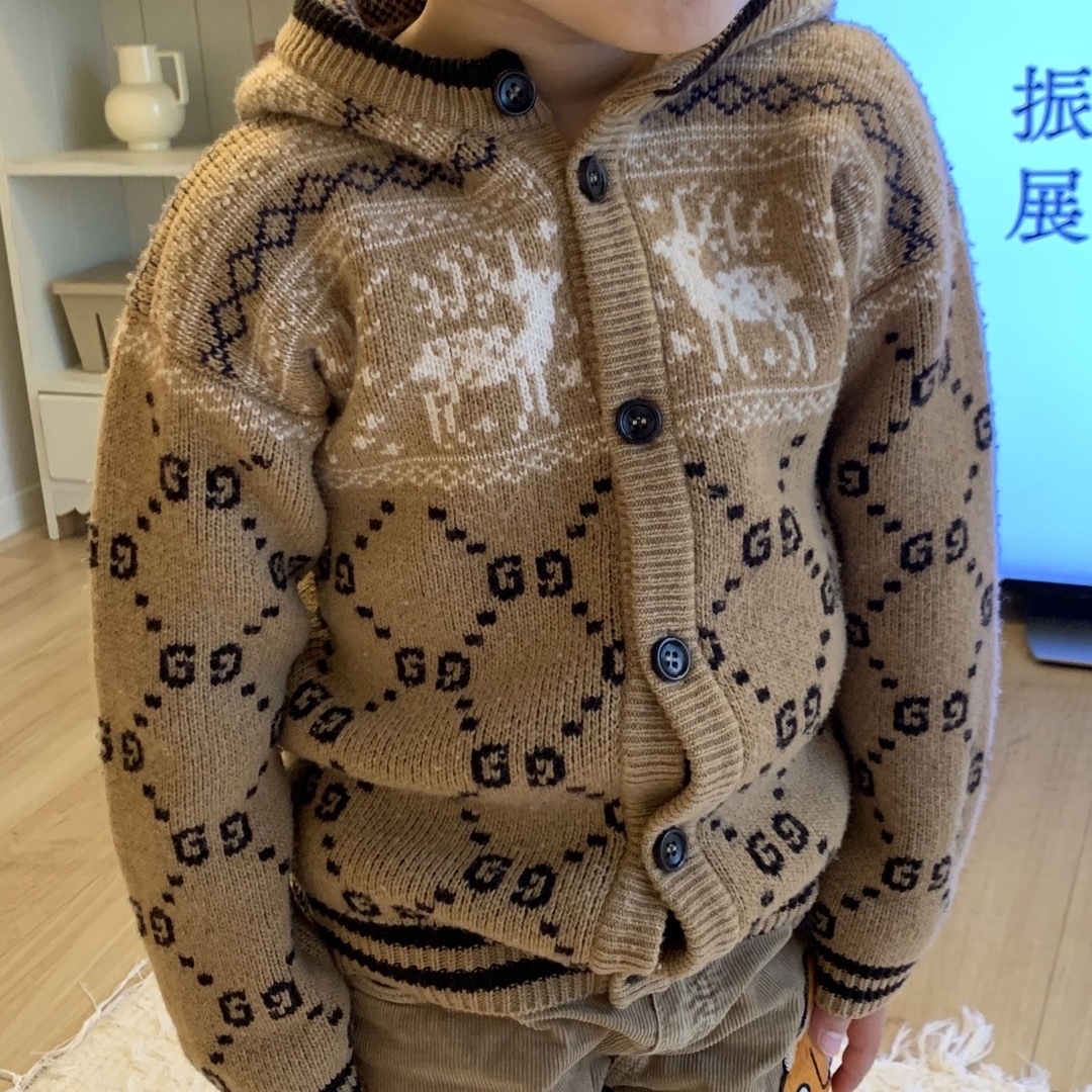 GUCCI ニット カーディガン チルドレン ベビー アウター-