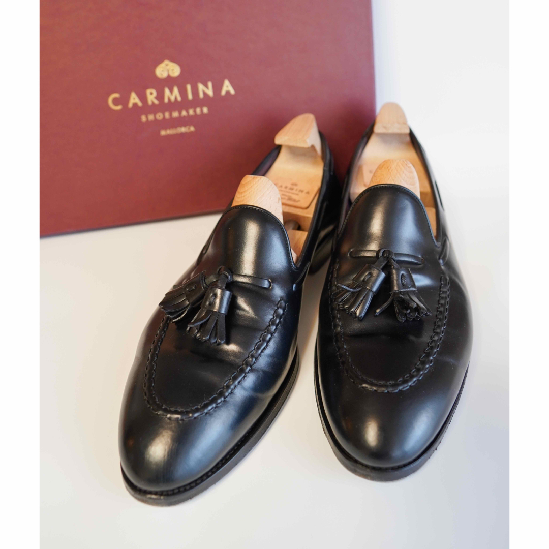 【5％OFF】 【美品】CARMINA カルミナ コードバンタッセルローファー　7E ドレス/ビジネス