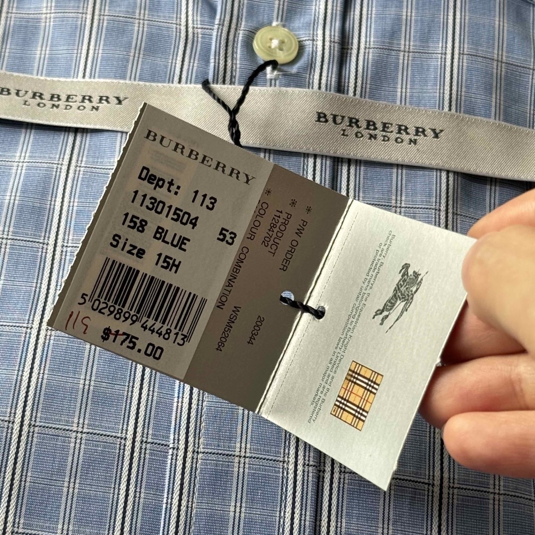 BURBERRY(バーバリー)の【専用】新品 未使用 | バーバリー ロンドン 長袖シャツ UK製 メンズのトップス(シャツ)の商品写真