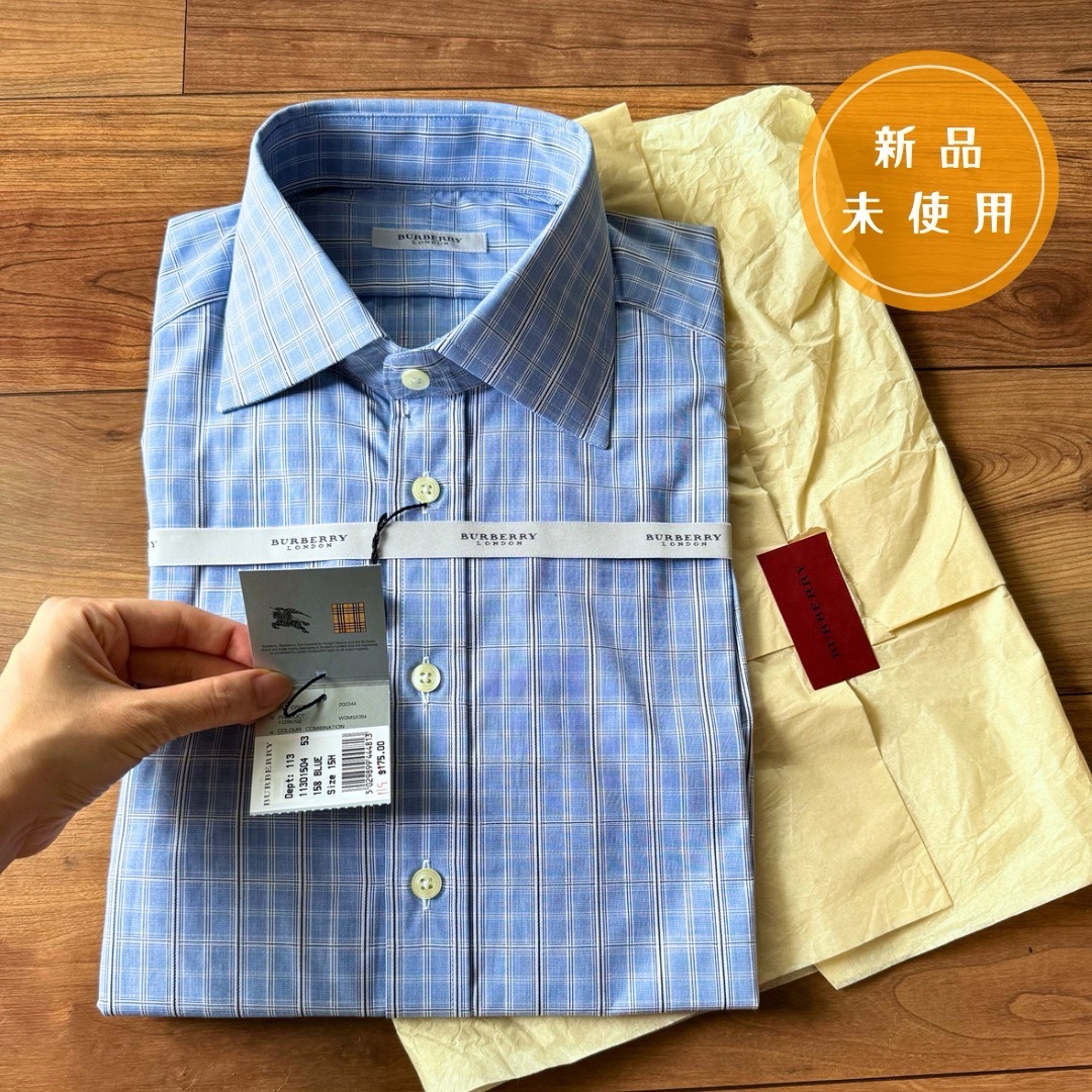 BURBERRY(バーバリー)の【専用】新品 未使用 | バーバリー ロンドン 長袖シャツ UK製 メンズのトップス(シャツ)の商品写真