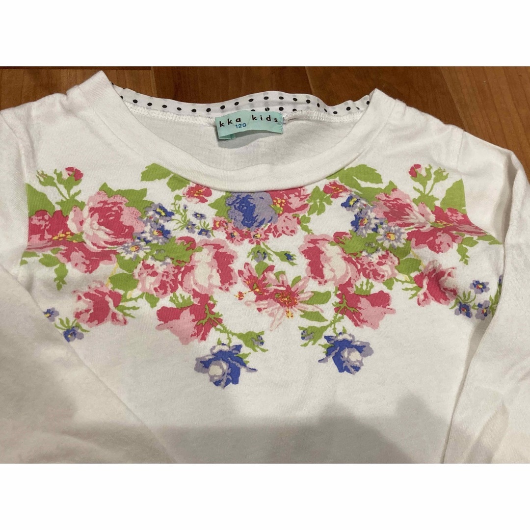 hakka kids(ハッカキッズ)のハッカキッズ　120 長袖 キッズ/ベビー/マタニティのキッズ服女の子用(90cm~)(Tシャツ/カットソー)の商品写真