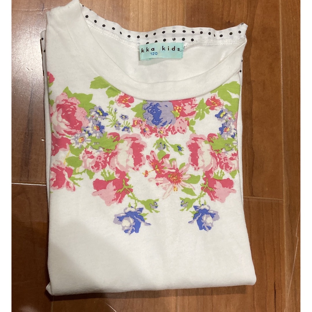 hakka kids(ハッカキッズ)のハッカキッズ　120 長袖 キッズ/ベビー/マタニティのキッズ服女の子用(90cm~)(Tシャツ/カットソー)の商品写真