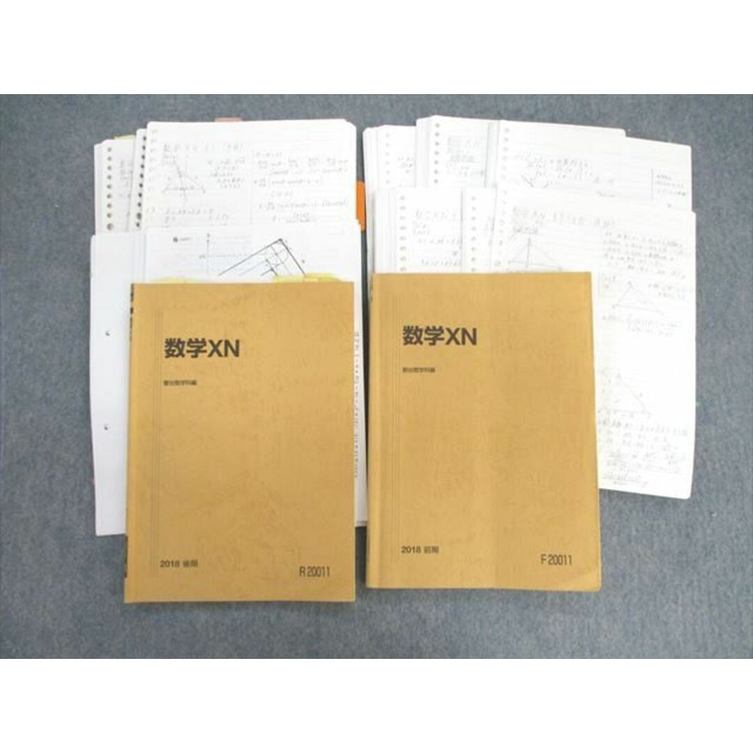 VF03-033 駿台 国公立大学理系 数学XN テキスト通年セット 2018 計2冊 小林隆章 50M0D