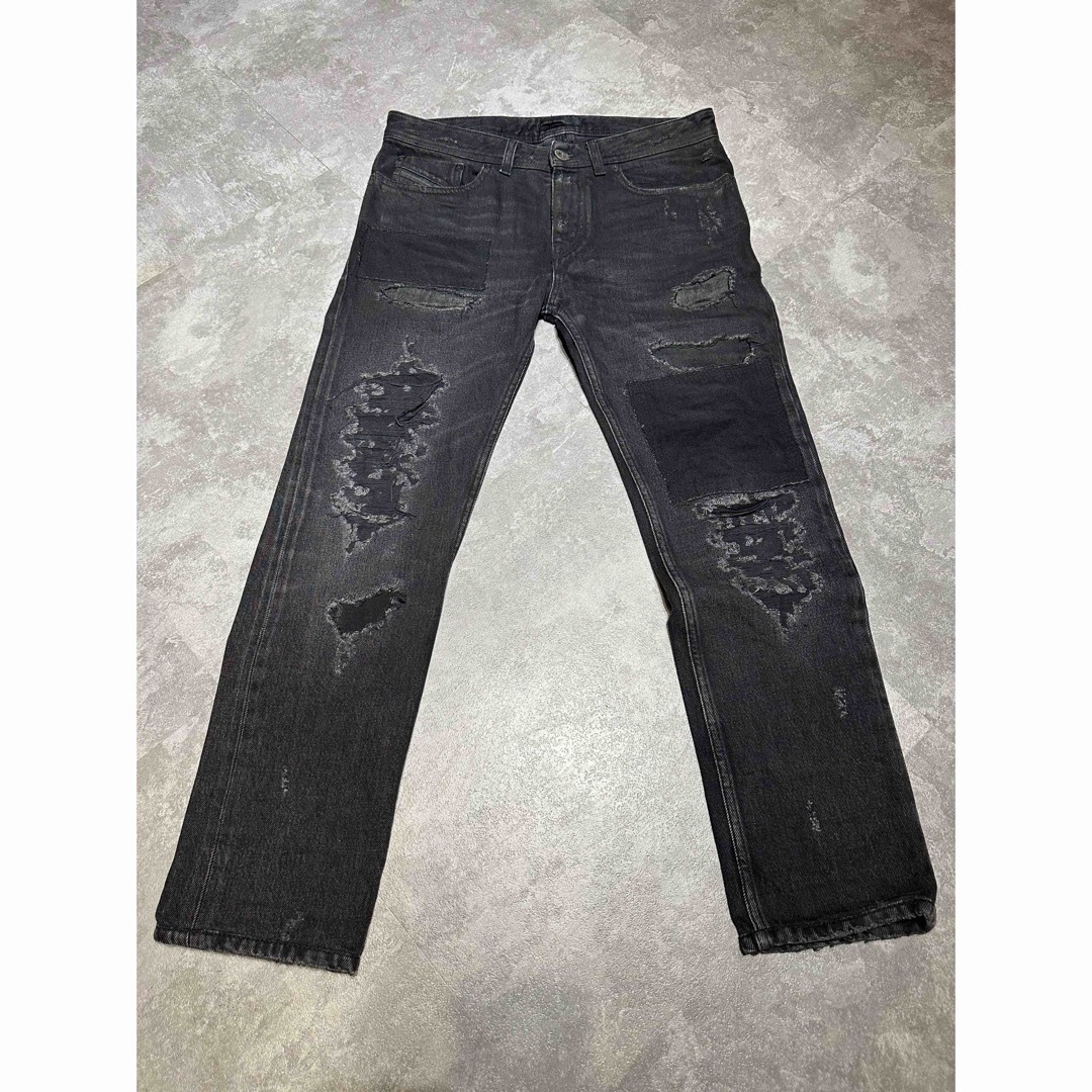 デニム/ジーンズDIESEL BLACK GOLD black denim pants28