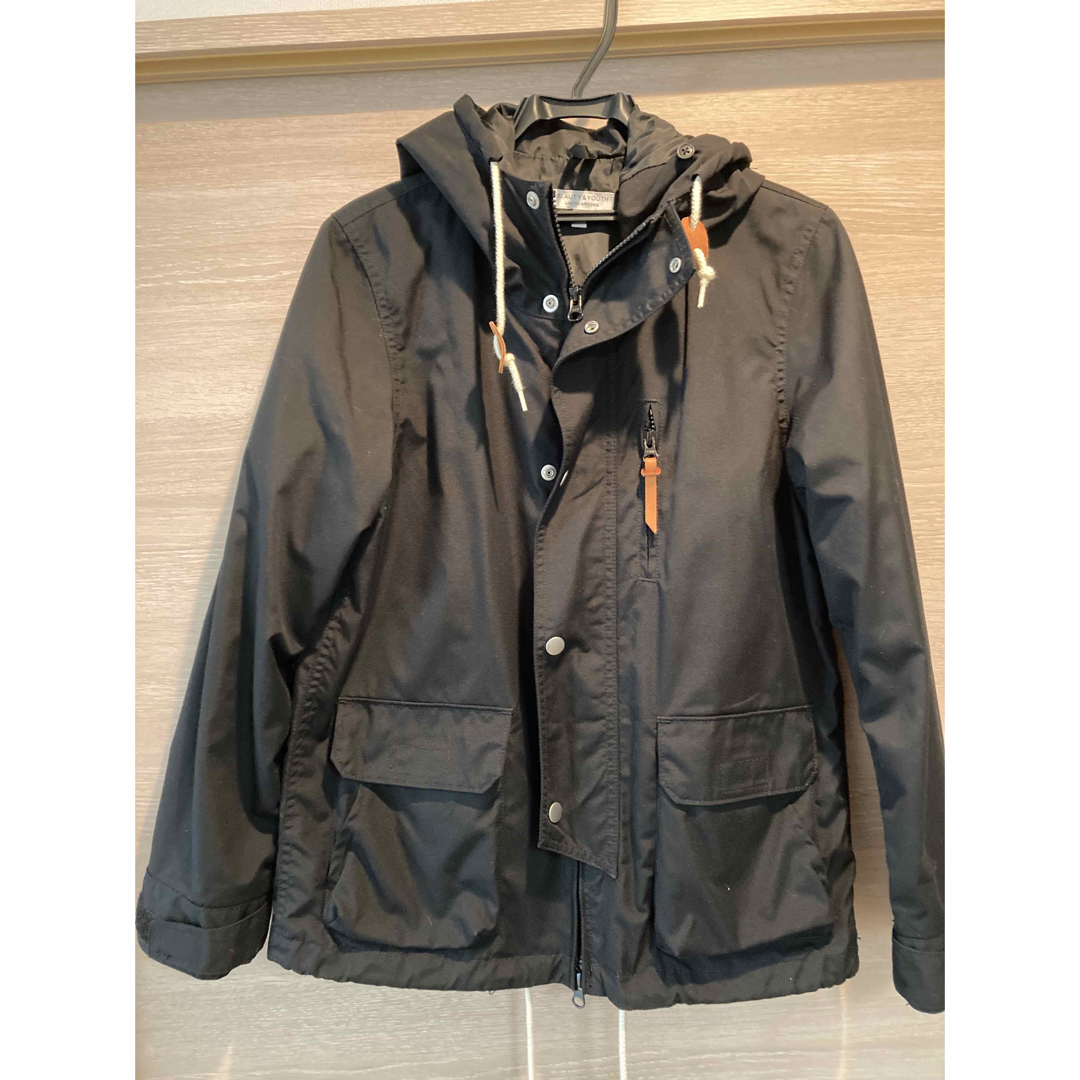 BEAUTY & YOUTH ボアライナーマウンテンパーカー 3WAY 黒 L