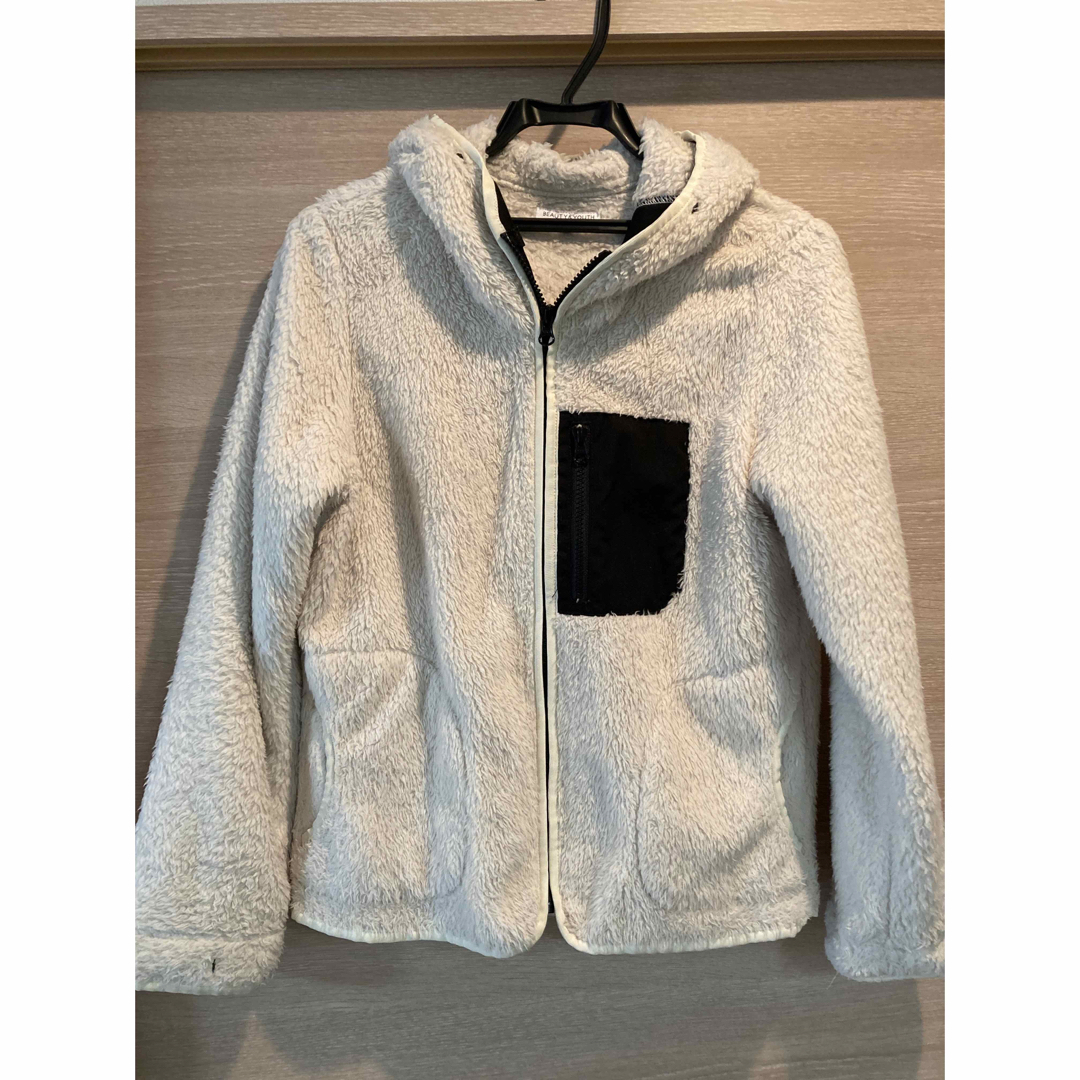 BEAUTY & YOUTH ボアライナーマウンテンパーカー 3WAY 黒 L