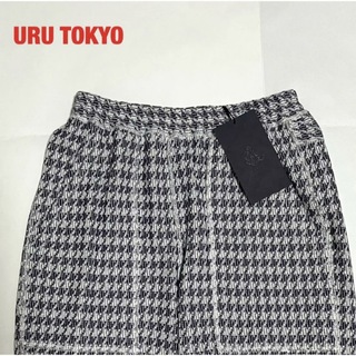 URU - 【新品】URU TOKYO ウル 総柄パンツ 千鳥格子柄 個性的 美品