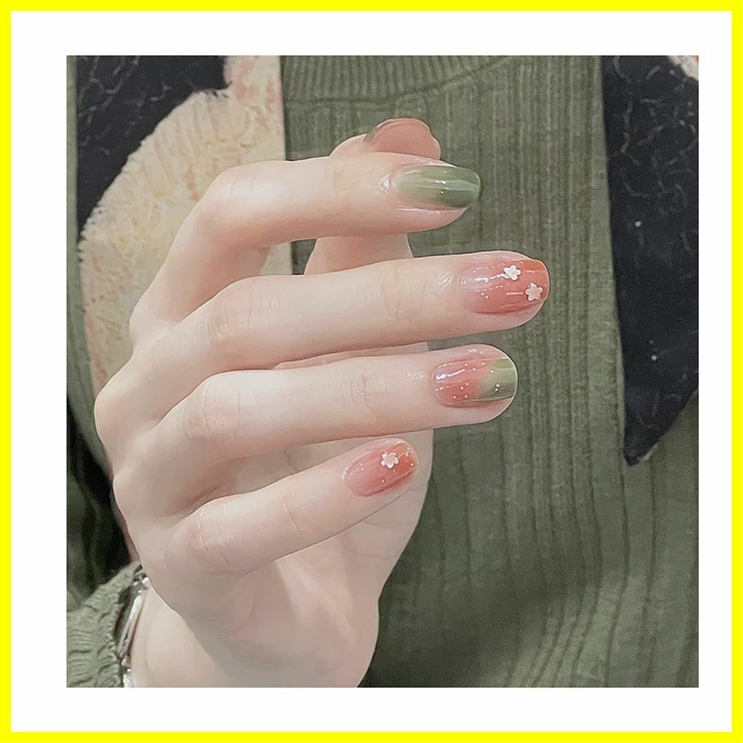 モデル着用&注目アイテム ネイルチップ 24枚入 つけ爪 ネイルケア セルフネイル