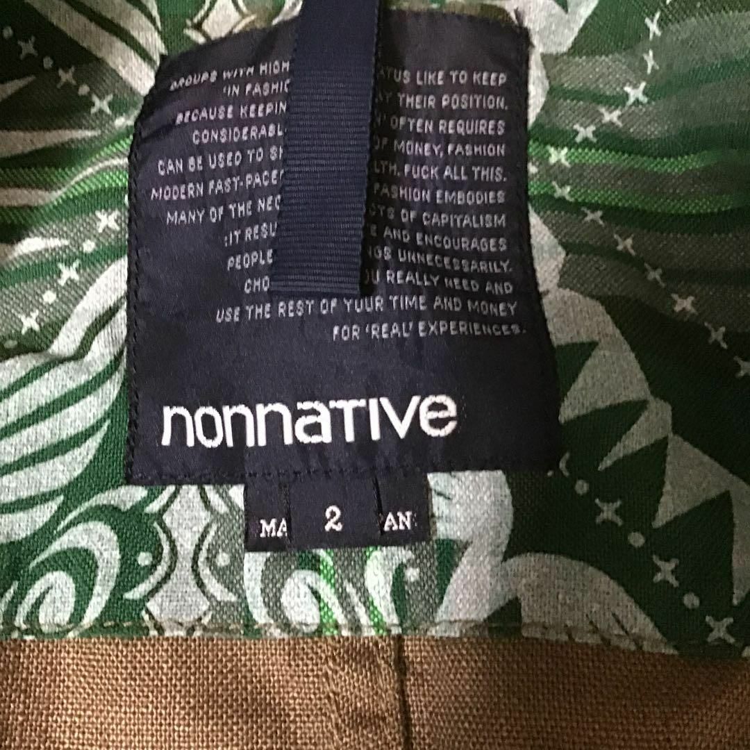 nonnative ノンネイティブ リネン ジャケット