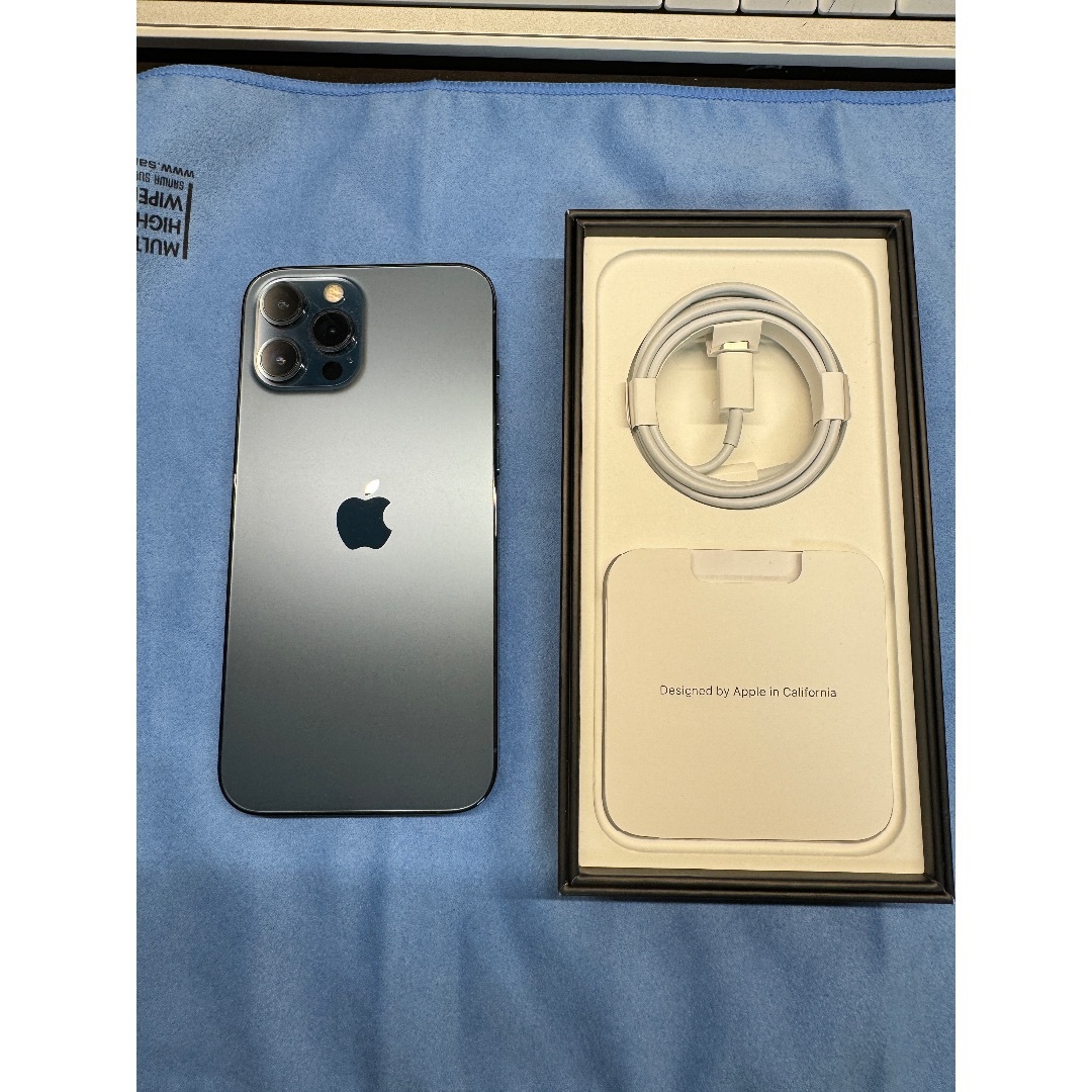 iPhone 12 Pro Max カラー:パシフィックブルー 256GB iPhone 12 Pro Max カラー:パシフィックブルー 256GB