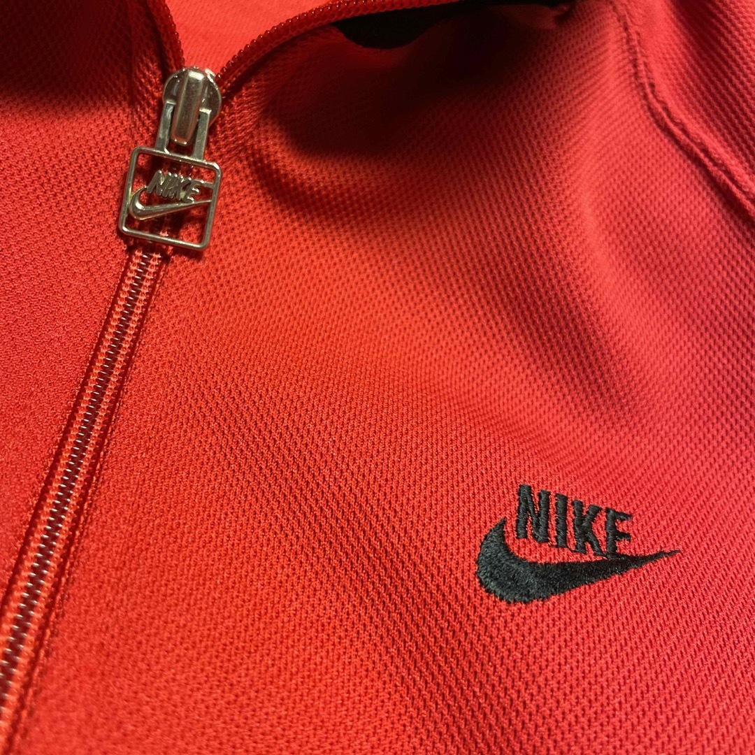 NIKE(ナイキ)の80s NIKE ナイキ ヴィンテージ セットアップ トラック ジャージ  赤 メンズのトップス(ジャージ)の商品写真