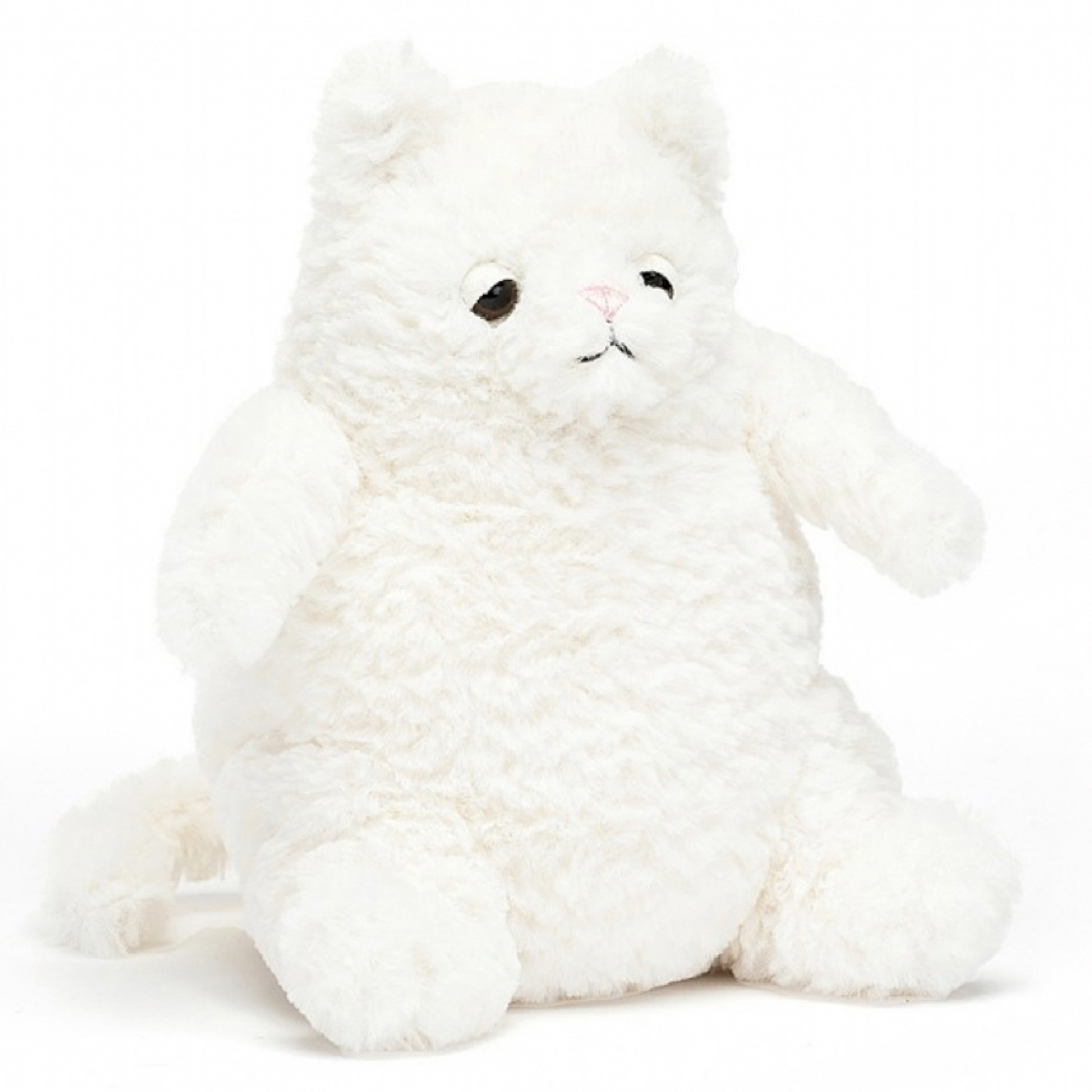 JELLYCAT 白猫 ネコ ぬいぐるみ M 21cm