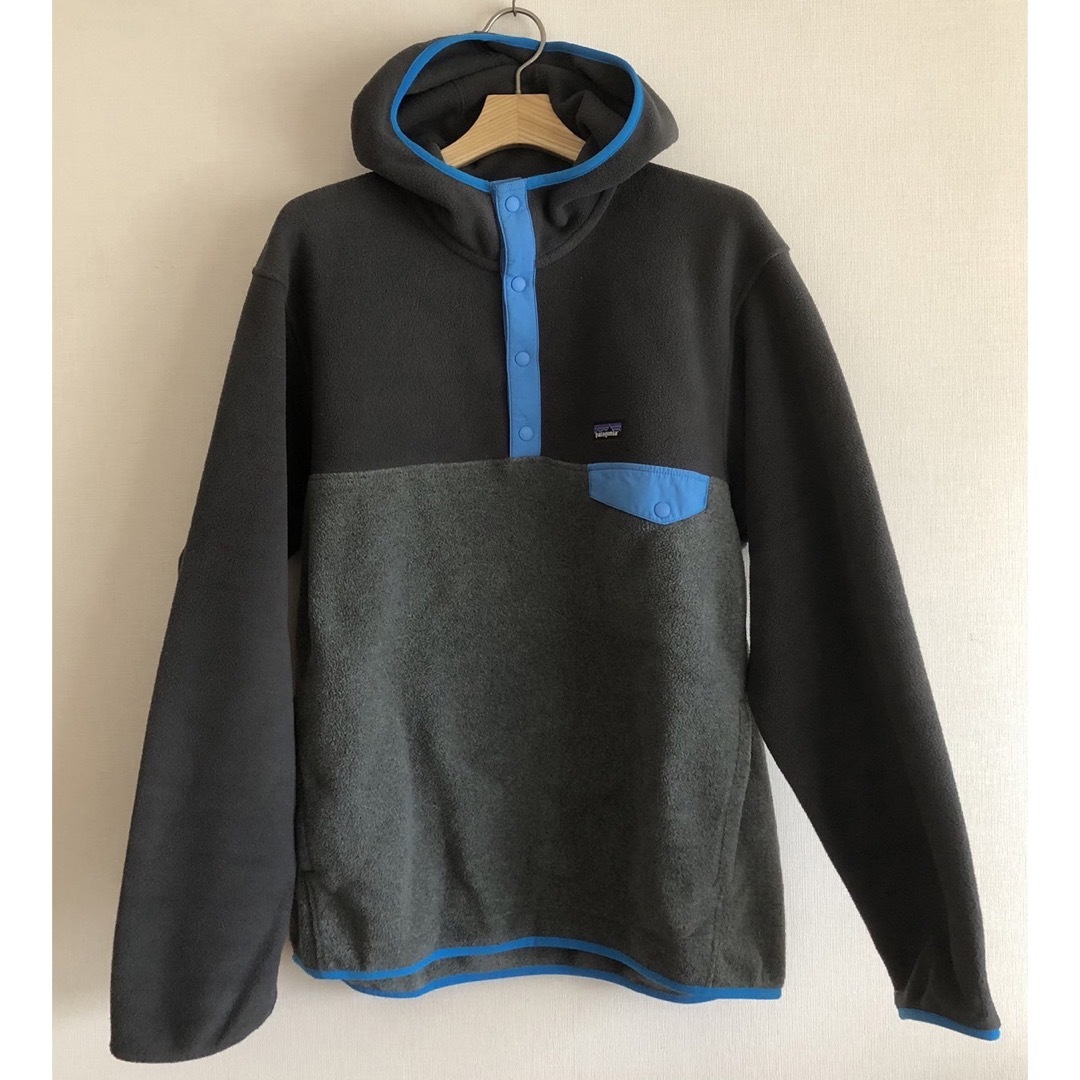 Patagonia パタゴニア　フリース スナップフーディー　グレー